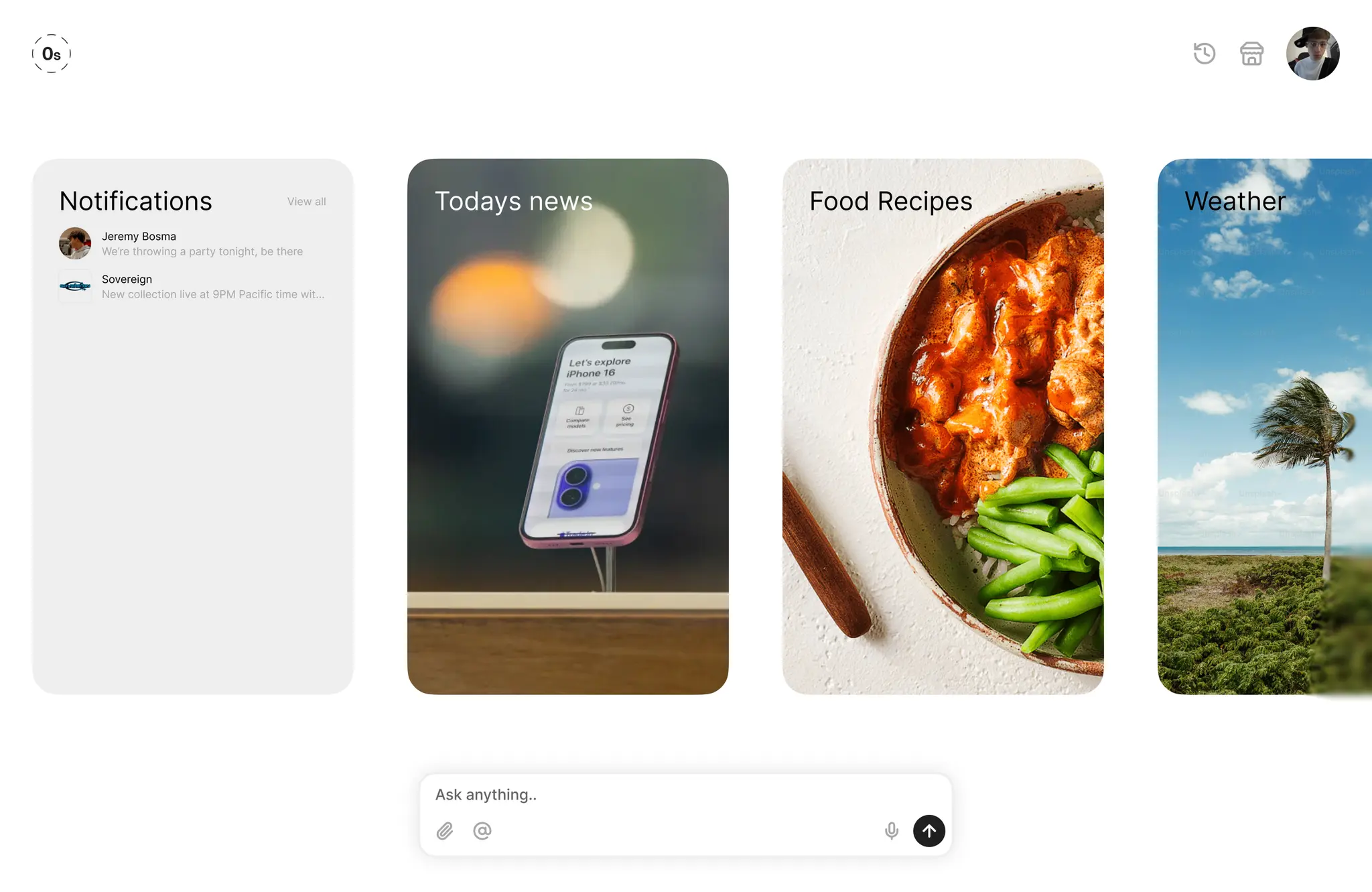 AI-powered WebOS